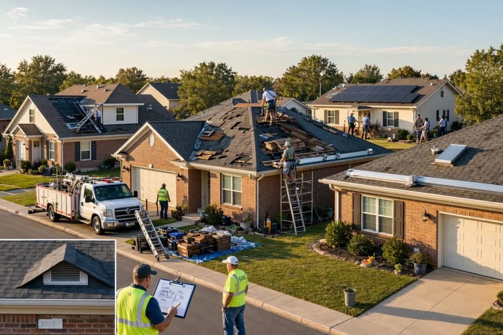 Common Residential Roofing Services in McKinney