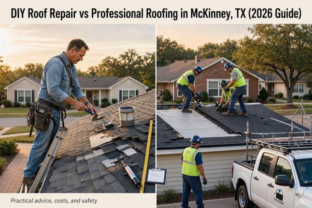 DIY Roof Repair vs Professional Roofing