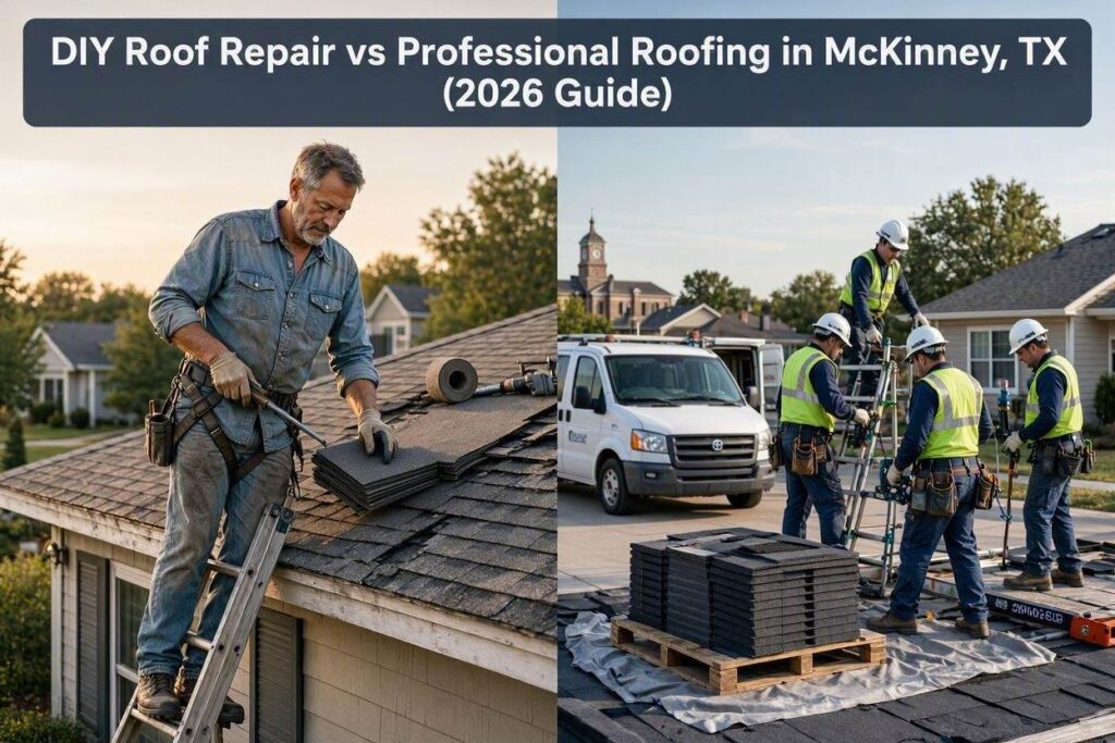 DIY Roof Repair vs Professional Roofing