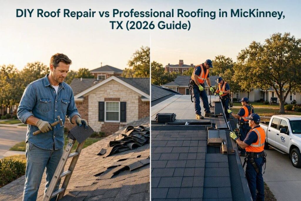 DIY Roof Repair vs Professional Roofing
