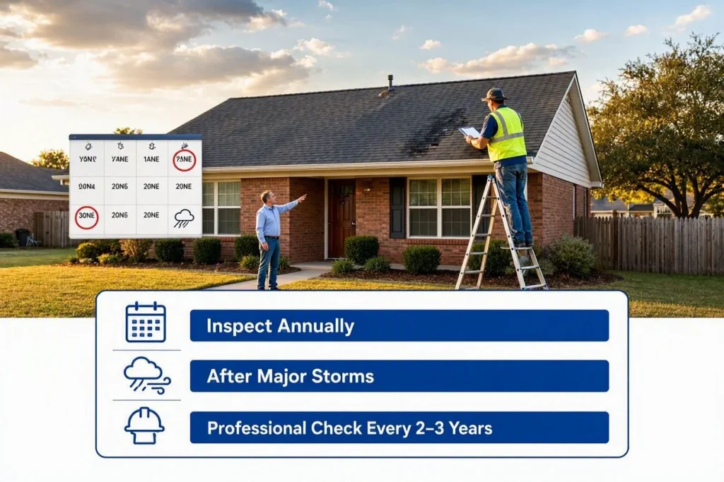 How Often Should McKinney Homes Get a Roof Inspection?
