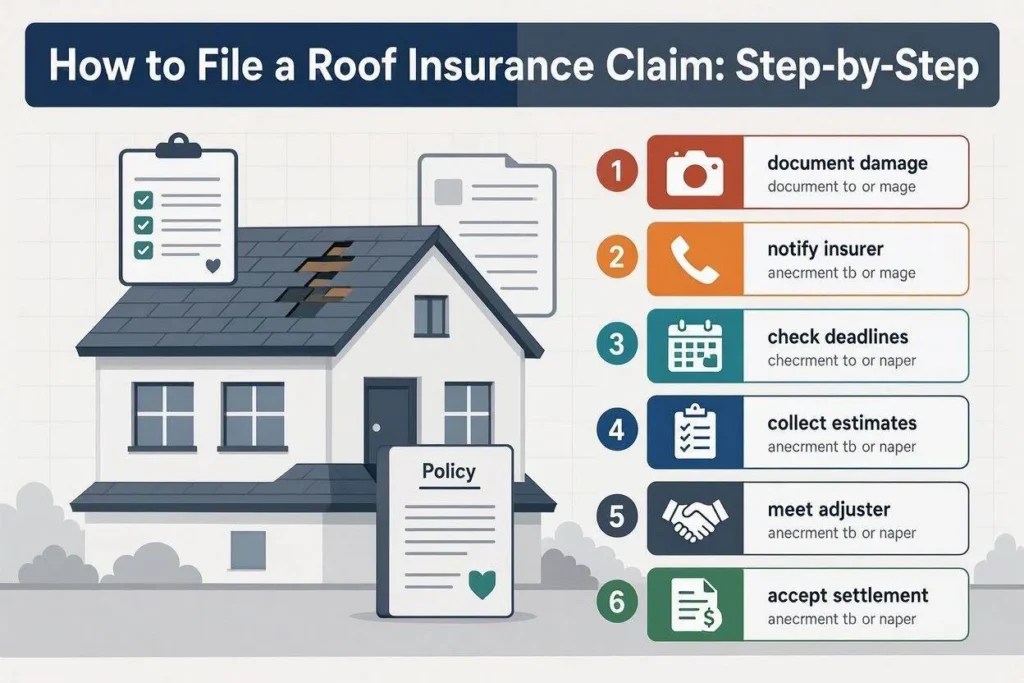 How to File a Roof Insurance Claim: Step-by-Step