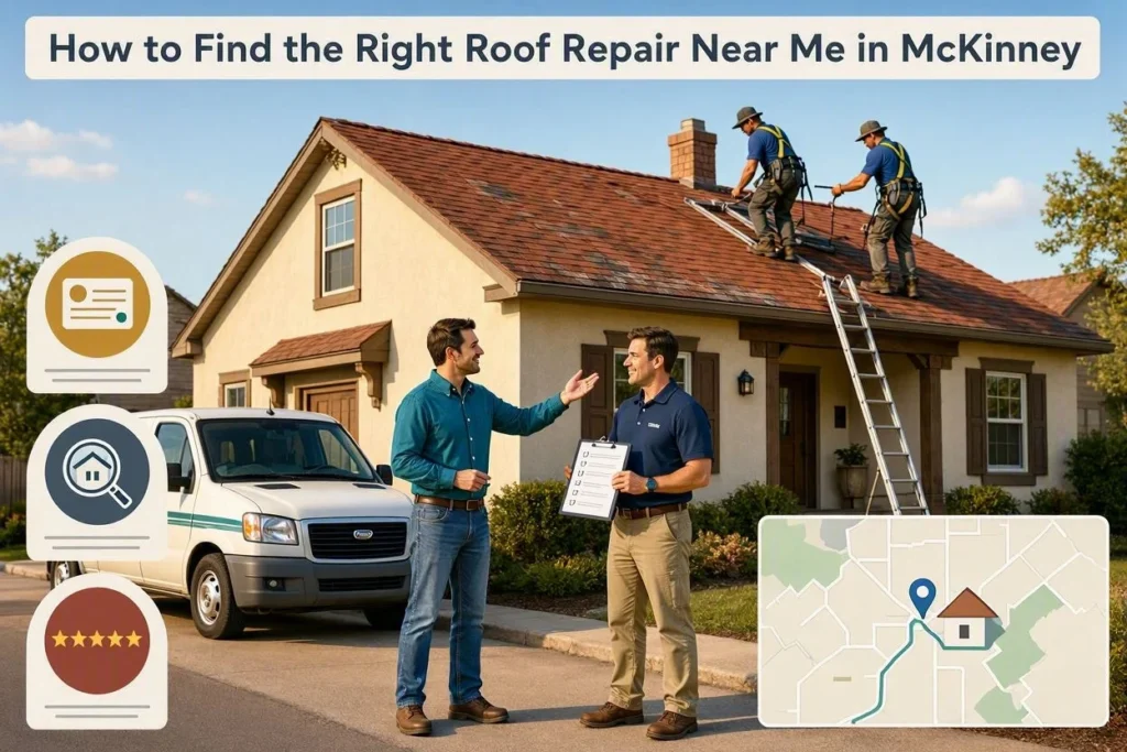 How to Find the Right Roof Repair Near Me in McKinney