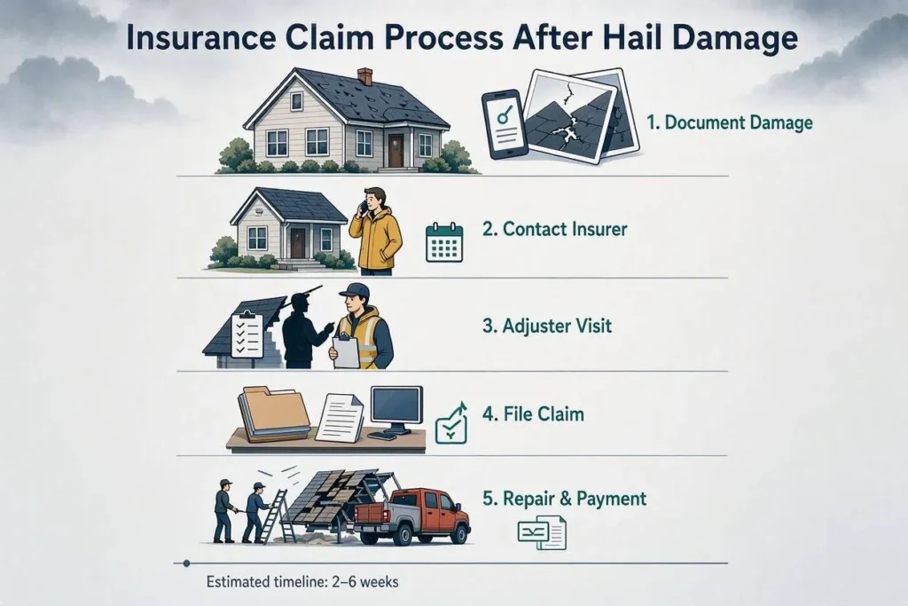 Insurance Claim Process After Hail Damage