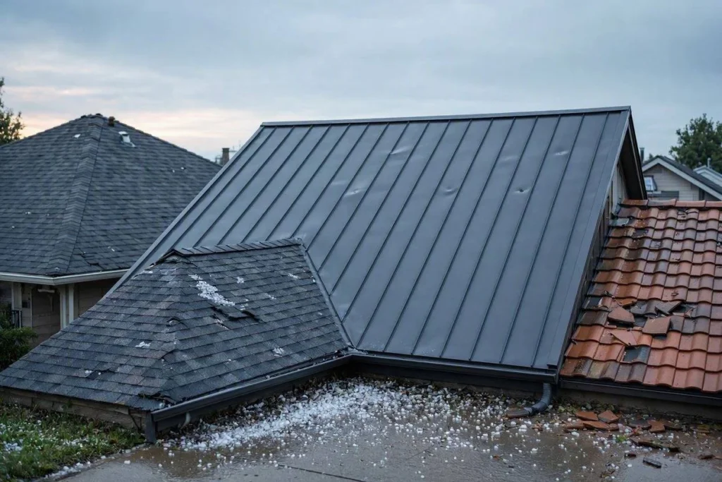 Best roofing materials for Texas weather providing hail resistance in McKinney, Texas